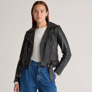 Quince 100% Leather Motorcycle Jacket | NWT